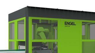 Engel für den Automotive-Sektor: Die neue Engel easicell integriert auf kompakter Fläche Robotertechnik sowie dem Spritzguss vor- und nachgelagerte Prozesseinheiten, wie es heißt. (Engel)
