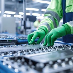 Die Wiederaufbereitung von Batteriezellen erfolgt unter strengen Sicherheitsstandards.(Bild: Endress+Hauser)