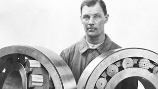 Vor 100 Jahren erfand der SKF Ingenieur Arvid Palmgren das Pendelrollenlager. (SKF)
