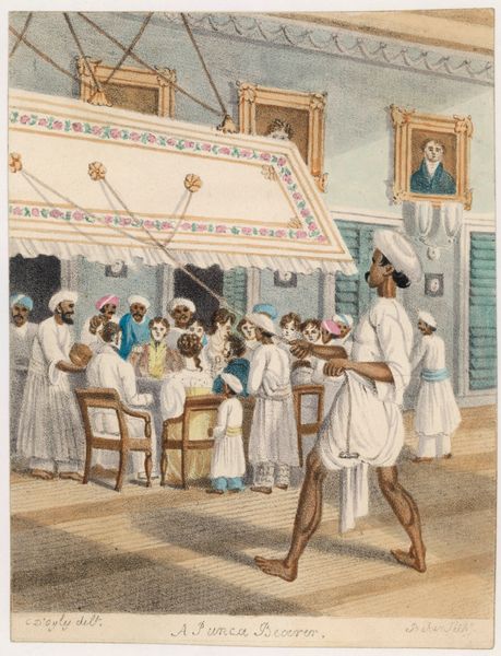 In Indien entwickelte sich später der sogenannte Punkah – ein an der Decke montierter, stoffbespannter Rahmen, der über Seilzüge von Bediensteten rhythmisch hin- und hergeschwungen wurde. (Bild: © Archivist - stock.adobe.com)