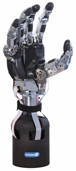 Mit Standards und Intelligenz wurde Schunk zum Greiferspezialisten für Greifer. Ein technisches Highlight: die Fünf-Finger-Hand. (Bild: Schunk)