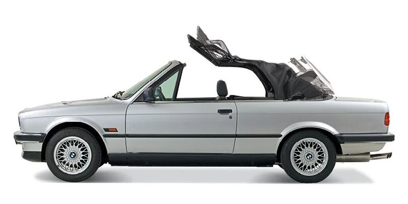 Die Geschichte des Cabriodachs von Webasto begann mit dem Produktionsstart für das BMW-3er-Cabrio. (Bild: Webasto)