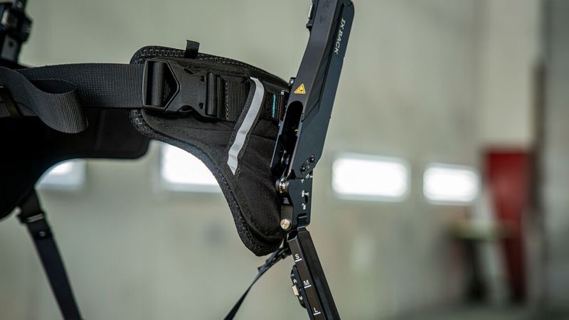 MAN setzt auf das Schulter-Exoskelett „Ix Shoulder Air“ und das Rücken-Exoskelett „Ix Back Air“ von Ottobock.  (Bild: MAN)