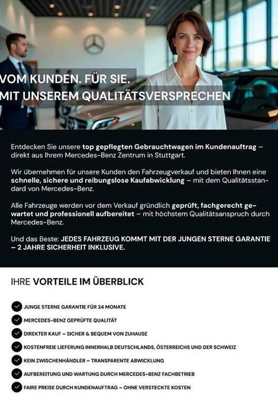 Betrüger versenden gefälschte Angebotskataloge von Mercedes-Benz. Diesen Ausschnitt veröffentlichte der Hersteller als Beispiel. (Bild: Mercedes-Benz AG)