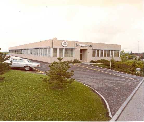L’usine de Villars-sur-Glâne en 1976. (Jesa SA)