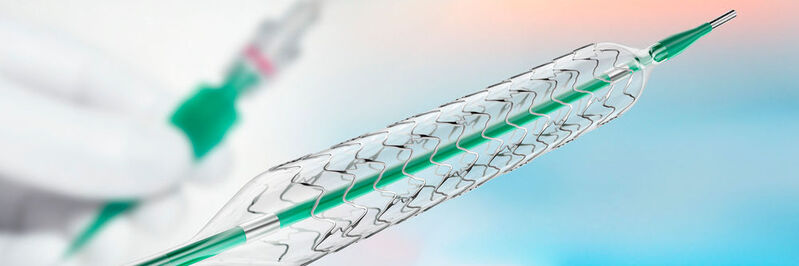 Dieses sirolimus-freisetzende koronare Stentsystem stammt aus dem Hause B. Braun.