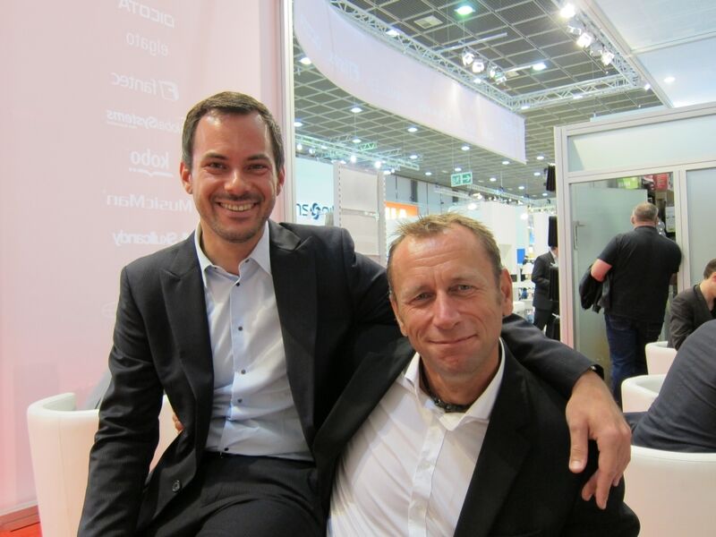 (v.l.) Dominic Schweitzer (PNY) und Klaus Schäfer (Also). (Bild: IT-BUSINESS)