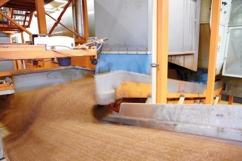 Schwingrinne beim Materialtransport. (Bild: Phoenix Contact)