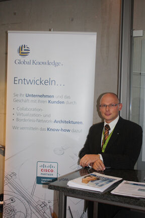 Ulf Kottig, Marketingchef bei Global Knowledge, informierte die Partner über Weiterbildungsmöglichkeiten. (Archiv: Vogel Business Media)