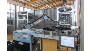 Vollautomatischer InCircuit Test mit Roboter Beschickung (Bild: Achim Mueller)