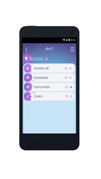 Ablenkung mit der App (smart-Q)