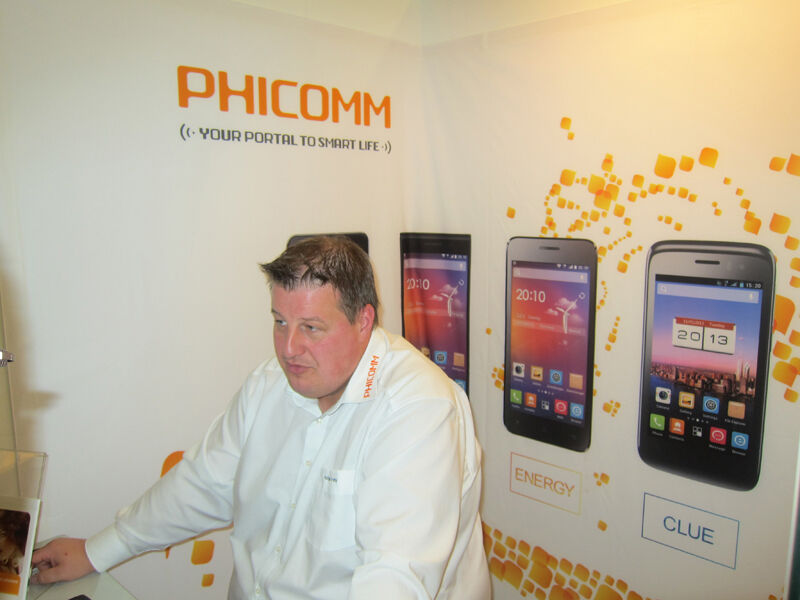 Rüdiger Kriete, Phicomm stellt sich gerade den Fragen                                (Bild: Vogel IT-Medien GmbH)