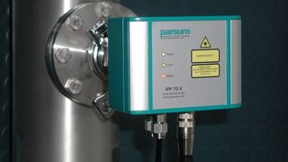 Die Inline-Partikelsonde IPP 70-S lässt sich im laufenden Betrieb einbauen.  (Bild: Parsum)