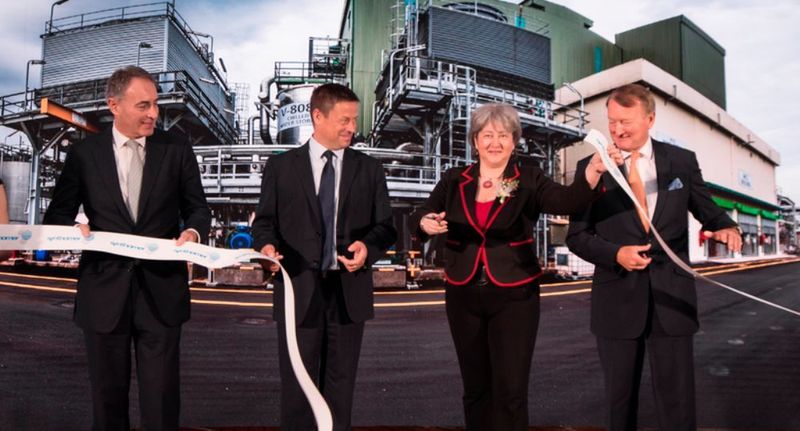 The plant was officially opened by The British High Commissioner to Malaysia, Her Excellency Vicki Treadell, CMG MVO supported by Synthomer CEO Calum Mac Lean and Chairman Neil Johnson.  (Synthomer)