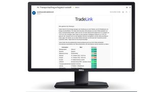 Der KI-Assistent: Mit dem Tool will Tradelink ein Kernproblem in der Logistiksteuerung lösen. (Bild: Tradelink)