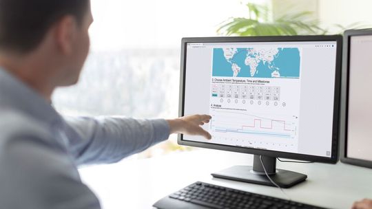 Frachtcontainer der SkyCell AG überwachen autark die Temperatur der Ware und zeichnen alle relevanten Ereignisse auf der Blockchain auf. (Bild:  SkyCell AG)