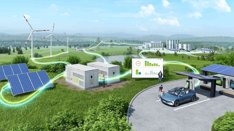 Lösungen für eine nachhaltige, sektorenübergreifend gedachte Energieversorgung zeigt Phoenix Contact vom 23. bis 25. Juni in München.(Phoenix Contact)