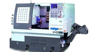 Besondere Merkmale der Drehmaschine XP4-42 sind der freie Spänefall sowie die komplette Ausstattung. (Archiv: Vogel Business Media)