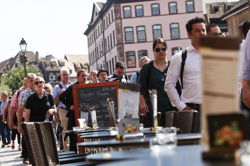 SoftEngine-Partner bei der Einkehr in Straßburg. (Bild: SoftEngine)