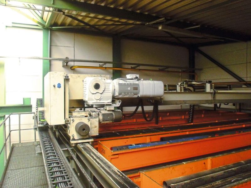 Austausch des technisch überholten Gleichstrommotors gegen Asynchron-Drehstrommotor. (Kasto)