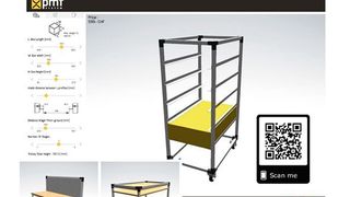 PMF-System a breveté un système d'assemblage qui permet la production de meubles sur mesure.  (PMF-System)