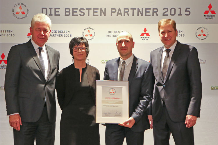 Mitsubishi – „Die besten Partner 2015“: Autohaus Seitz GmbH, Obernburg (Foto: Sciborski/MMD Automobile)