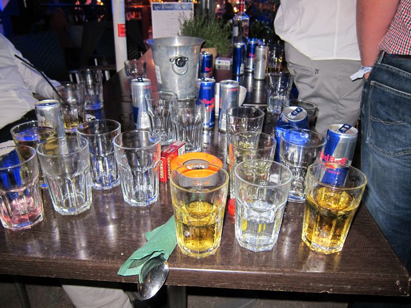 Es wurde brav nur Red Bull getrunken. (Bild: IT-BUSINESS)