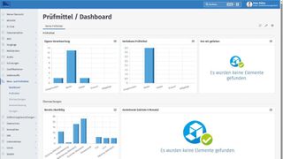 Ordnung im Bestand, Kosten im Blick: Mit dem ConSense Mess- und Prüfmittelmanagement lassen sich alle relevanten Informationen auf individuellen Dashboards auf einen Blick erfassen (Bild: ConSense GmbH)