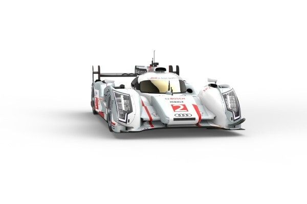 Der neue Audi R18 e-tron quattro: für die Rennsaison 2013 wurde der Rennbolide mit Hybridantrieb gründlich überarbeitet (Bild: Audi Motorsport)