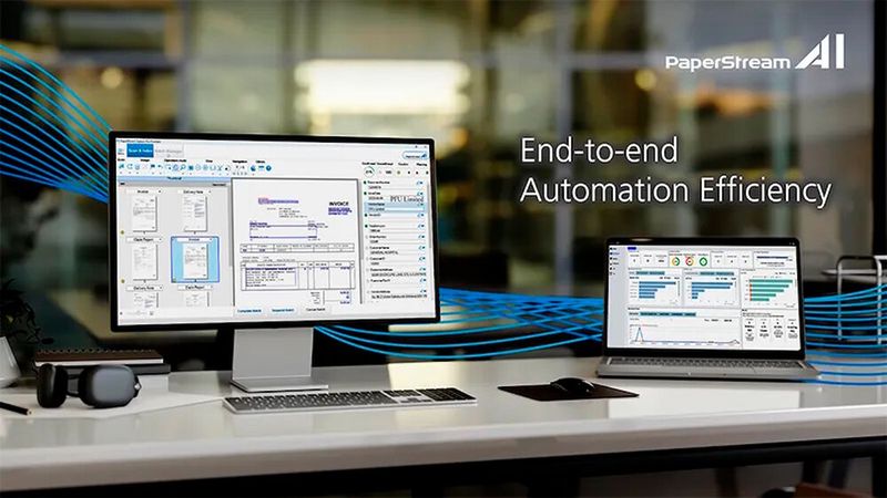 Die nächste Generation der geräteunabhängigen Erfassungssoftware Paperstream kommt mit cloudbasierten KI-Funktionen, die viele Aufgaben automatisieren. Die Kontrolle bleibt aber beim Anwender. (Bild: PFU)