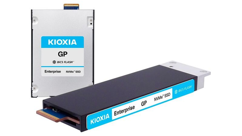 Kioxia zufolge liefert die „GP“-Serie hohe Leistung und geringe Latenz für die Speichererweiterung der „Storage-Next“-Architektur von Nvidia.(Bild:  Kioxia)