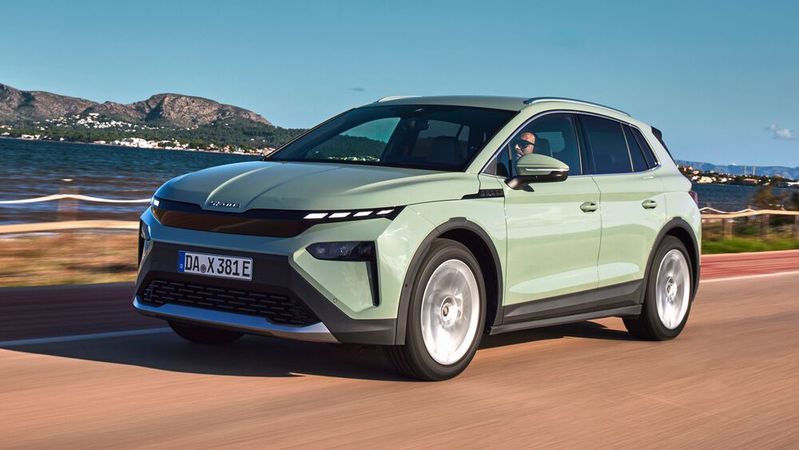 Das neue Kompakt-SUV der Tschechen teilt sich die Technik mit seinem großen Bruder Enyaq.(Bild:  Skoda)