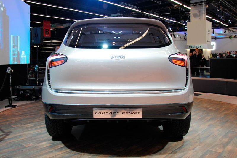 Bereits zum zweiten Mal ist Thunder Power auf der IAA mit einem eigenen Stand vertreten. Die Premiere feierte der taiwanesische Automobilhersteller im Jahr 2015. (Baeuchle/»kfz-betrieb«)