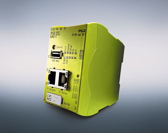 Die Pilz Security Bridge schützt Steuerungen vor Angriffen und unautorisierten Zugriffen auf das Netzwerk.(Bild:  Pilz GmbH & Co. KG)