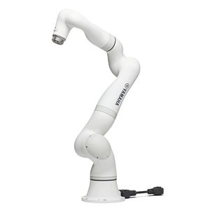 Der neue Cobot zeichnet sich durch eine Versorgung mit 48 Volt DC, sieben Achsen und einen hochpräzisen Drehmomentsensor für exakte Kraftregelung aus. (Bild: Yamaha Motor)