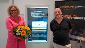Rebecca Hofstätter-Griss und Jan Hauffe, beide aus dem Vertriebsteam von Efaflex, haben das Tool „EFA-EnergySaver“ entwickelt. (Bild: Efaflex)