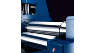 Faccin entwickelt und fertigt Rund- und Profilbiegemaschinen, sowie Sondermaschinen zur Klöpperbödenfertigung.  (Faccin)