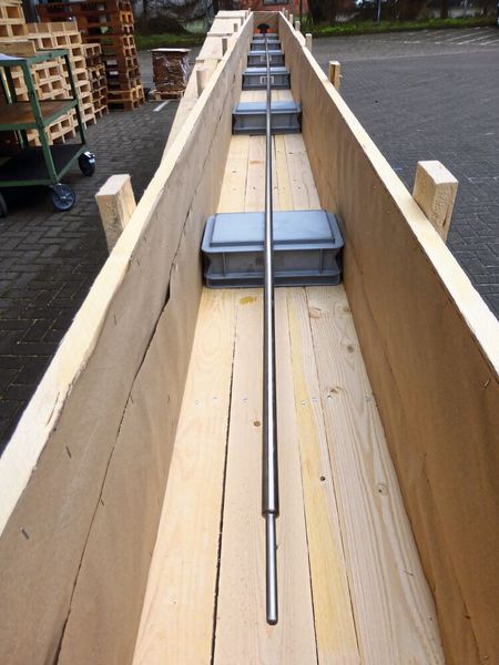 Das Schutzrohr vor der Beschichtung. (Bild: Labom)