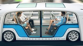 ZF Friedrichshafen stellt auf der IZB das „Intelligent Dynamic Driving Chassis“ aus, eine flexible Plattform für autonome Elektrofahrzeuge. (ZF)