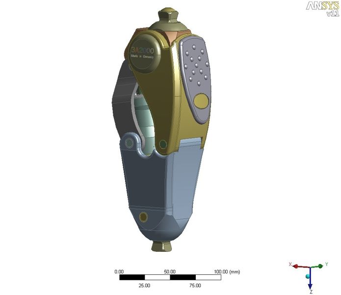 Kniegelenk KINEGENstream: Mit seinen Funktionen kann das KINEGENstream optimal auf den jeweiligen Prothesenträger eingestellt werden. Es ist mit seinen Laufeigenschaften für die Aktivitätsgrade 3 und 4 konzipiert und bis zu einem Körpergewicht von 150 kg zugelassen. Die Extensionsbewegung im Prothesenkniegelenk wird mit einer progressiven Luftfeder unterstützt und bewirkt eine automatische Adaption an unterschiedliche Gehgeschwindigkeiten. (Archiv: Vogel Business Media)