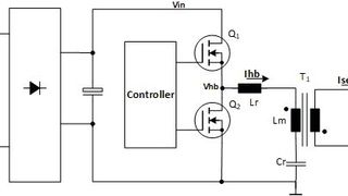 Bild 2: Vereinfachtes Blockschaltbild eines Hybrid-Flyback-Wandlers einschließlich EMI-Filter und Eingangsgleichrichter. (Bild: Infineon)