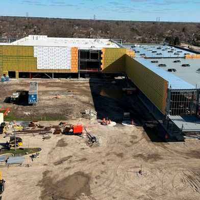 Die Bauarbeiten auf der Vetter-Baustelle in Des Plaines schreiten planmäßig voran (April 2026) (Bild: Vetter)