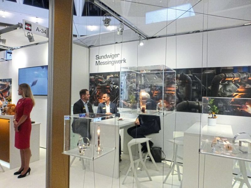 Imperssionen vom Messerundgang der Stanztec 2018 in Pforzheim. (Vogel/Finus)