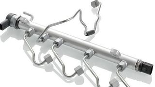 Common Rail System mit Dieseleinspritzleitungen von Poppe + Potthoff. (Bild: Poppe+Potthoff)