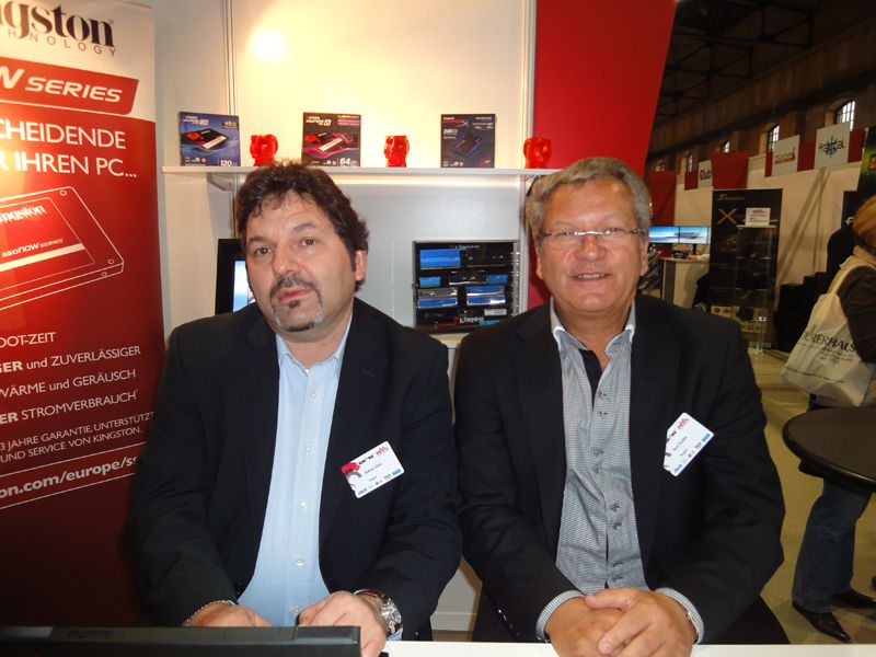 Der Kingston-Clan (v.l.): Andreas Scholz und Horst Süßbier (Archiv: Vogel Business Media)