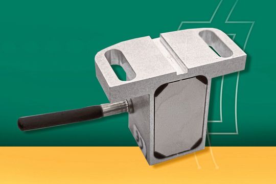 Der Geber ist kompakt gebaut und benötigt daher nur wenig Bauraum.(Bild:  AMO GmbH)