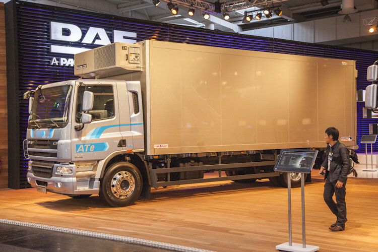 Zudem hat DAF seine ATE-Reihe ausgestellt. (Foto: Suffner)