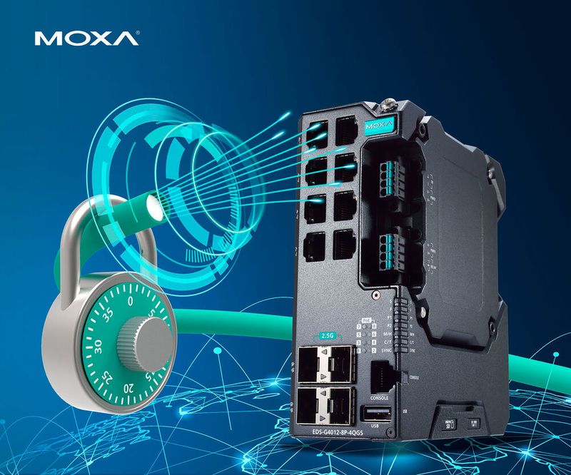 Sie wollen ihr industrielles Netzwerk für die Zukunft aufstellen, resilienter machen und dafür weniger Aufwand betreiben als bisher? Dann schauen Sie sich die neue Ethernet-Switch-Serie EDS-4000/G4000 von Moxa mal näher an. Hier einige Einblicke.(Bild:  Moxa)