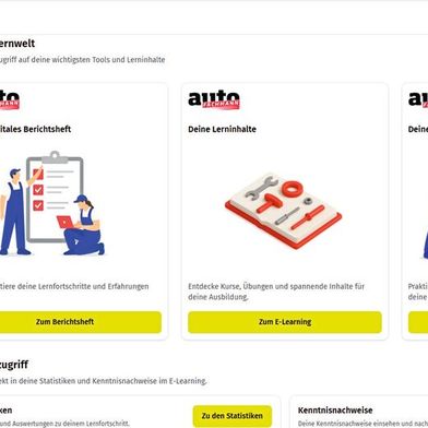 Die neue Lernwelt führt die verschiedenen Systeme zusammen. (Bild: autoFACHMANN)