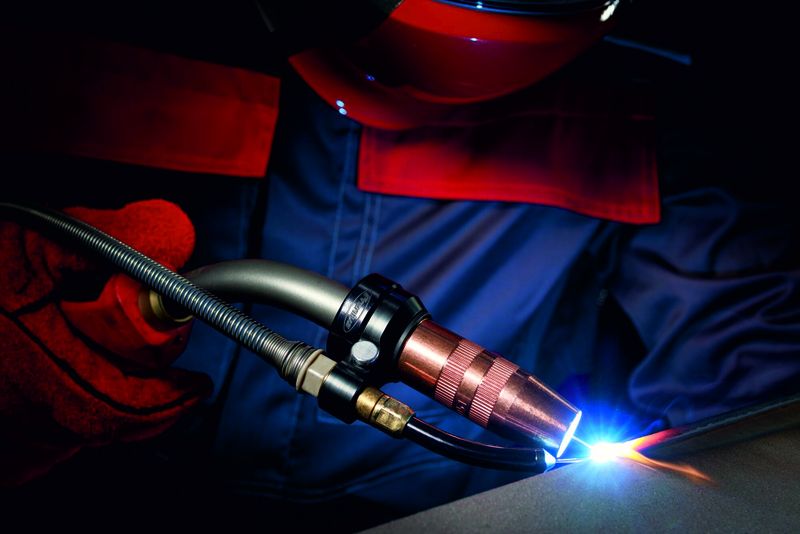 Der Velo-Draht „schiebt“ den Brenner entlang der Naht und sorgt für eine konstante Schweißgeschwindigkeit sowie einen gleichbleibenden Abstand zwischen Kontaktrohr und Werkstück. Das sichert die Qualität und entlastet die Schweißfachkraft. (Bild: Fronius)